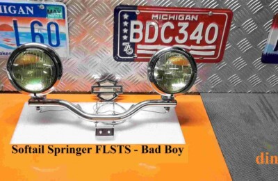 VENDO 176 € 449 Harley 1340 barra spot cromati originali x Softail Springer Evo FLSTS Bad Boy - Mercatino annunci usato Harley