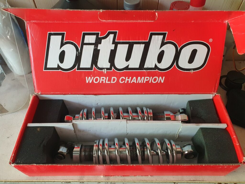 Annunci usato Harley Davidson: VENDO Ammortizzatori Bitubo 11.5 - Mercatino Harley