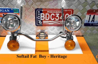 VENDO 490 € 249 Harley barra spot + frecce cromo originale x Heritage – Fat Boy - Mercatino annunci usato Harley