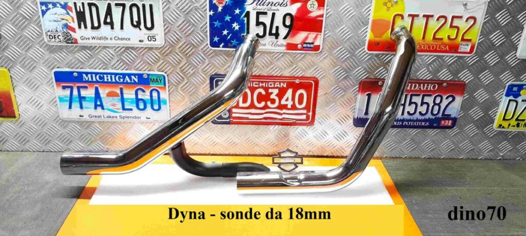 Annunci usato Harley Davidson: VENDO 736 € 349 Harley collettori di scarico sonde da 18mm originali x Dyna - Mercatino Harley