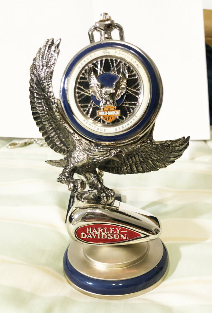 Annunci usato Harley Davidson: VENDO OROLOGIO DA TASCHINO FRANKLIN MINT PER HARLEY DAVIDSON MODELLO HERITAGE SPRINGER - Mercatino Harley