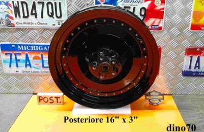 VENDO 041 € 249 Harley cerchio post. da 16″ lenticolare originale Softail Fat Boy 1340 Evo - Mercatino annunci usato Harley